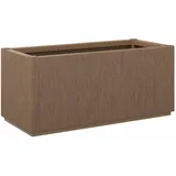 vidaXL Garten-Blumenkasten Braun 80 x 36 x 35 cm PP