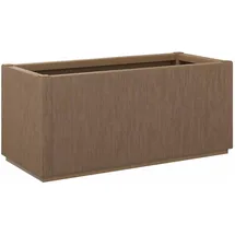 vidaXL Garten-Blumenkasten Braun 80 x 36 x 35 cm PP