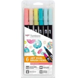 Tombow Dual Brush Pen Fasermaler 6 St.