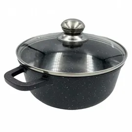 Kinghoff Marmor Kochtopf 26 cm rund