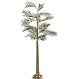 Beliani Gartendekoration LED Paljavesi Baum 175 cm Gold
