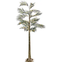 Beliani Gartendekoration LED Paljavesi Baum 175 cm Gold