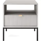Selsey Vellore Nachttisch, Grau,