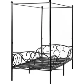 Beliani Sormery 90 x 200 cm Schwarz