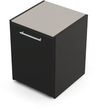 Brabura CT 60 Arbeitsmodul - Pietra Di Luna / Anthrazit / Silberner Griff