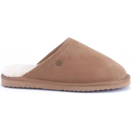 WARMBAT Unisex-Erwachsene Classic Flache Hausschuhe, Braun (25 Cognac) - 42