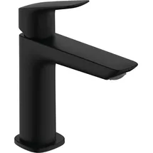 Hansgrohe Logis 110 Fine mit Push-Open Ablaufgarnitur mattschwarz