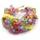 COLLEZIONE ALESSANDRO Hilda Armband aus Glas mehrfarbig 1-tlg Größe onesize