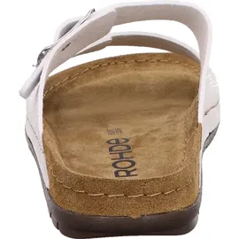 ROHDE Damen Pantolette gemusterter Zweiriemer mit Schnalle Rodigo-D 5872, Größe:38 EU,