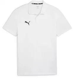 Puma teamGOAL Casuals Poloshirt Herren 04 white/black S