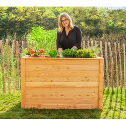 Westmann Lärchenholz Hochbeet Klassik 130 | Natur | 130x65x84 cm