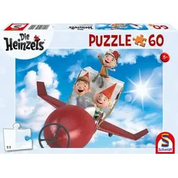 SCHMIDT SPIELE 56324 Puzzle zum Kinofilm, Flug mit der Pupsrakete, 40 Teile