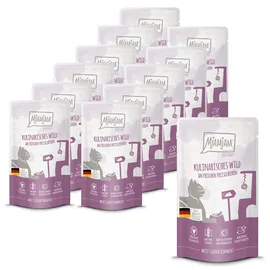 MjAMjAM Premium Nassfutter Wild an frischen Preiselbeeren 12 x 125 g