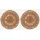OTTO home Platzset Aimka, (Set, 2-St., 2 Stück), Handgefertigt, 35x35, rund, aus natürlicher Jute, Bestseller