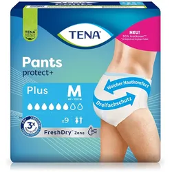 TENA Pants Protect Plus M, 9 Stück