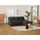 vente-unique Ecksofa Relaxsofa elektrisch - Stoff - Ecke Rechts - Anthrazit - LUNANO