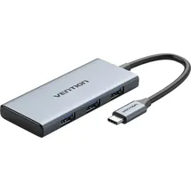 Vention USB-C HDMI 3xUSB SD/MicroSD Leser Grau