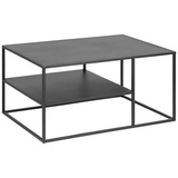 MID.YOU Couchtisch Schwarz, Metall, rechteckig, eckig, 60x45x90 cm Wohnzimmer, Wohnzimmertische, Couchtische