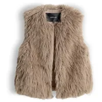 Opus Damen Weste | WONDRA Regular Weste in Felloptik