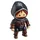 Bandai Namco Entertainment BANDAI - Stumble Guys – Stabby Kate – Figur 11 cm mit Aufklebern – Figur Videospiel Stumble Guys Stabby Kate – Piratenfigur – Spielzeug für Kinder Jugendliche ab 8 Jahren – PMS6210A