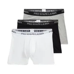 Polo Ralph Lauren für Herren. 714835887004 Dreierpack Brief Boxershorts schwarz, grau, weiß (S), Heimtextilien, Baumwolle