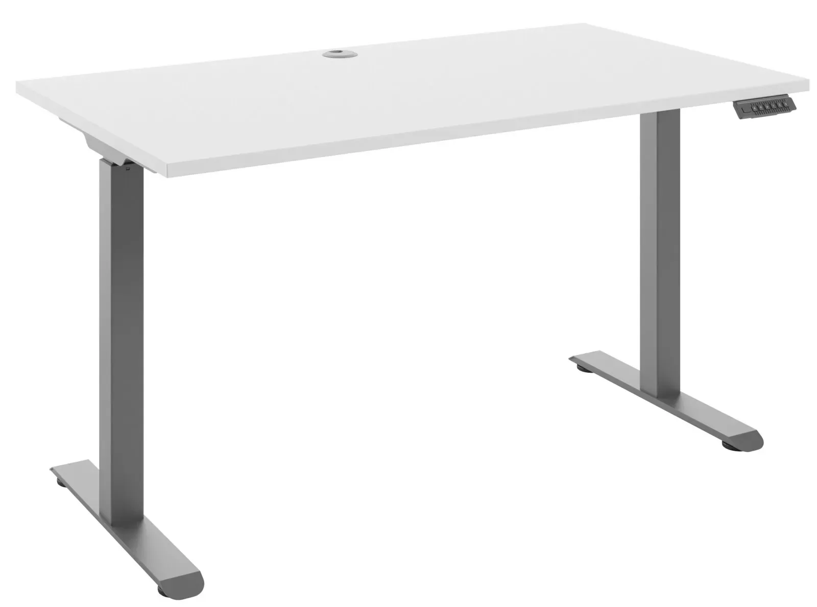 Manjana E-Schreibtisch 1-motorig OHIO - B/H/T ca. 130,00x74,20x68,00