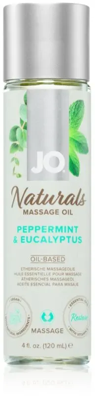 System JO NATURALS PEPPERMINT & EUCALYPTUS Massageöl 120 ml