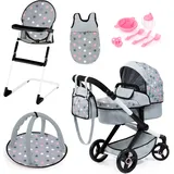 Bayer Dolls pram Xeo Deluxe, set (17007AB)