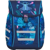 McNeill Mc®Neill Schulranzen-Set Stoff blau, rosa