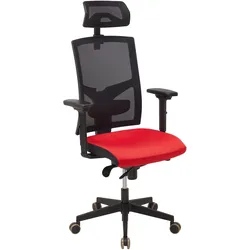 Chefsessel Boss VIP Rot/Schwarz