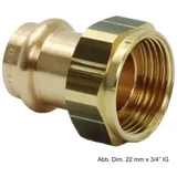 Viega Sanpress 2263 15 x 3/4" Siliziumbronze,