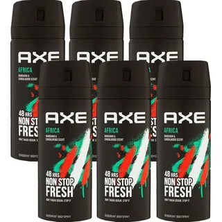 Axe Africa Deodorant Spray 6 x 150 ml
