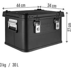 Trucky Aufbewahrungskiste 30 L 1-tlg. schwarz