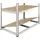 Juskys Lagerregal Basic 200 x 100 x 60 cm – Metall Schwerlastregal 5 Böden, 875 kg verzinkt