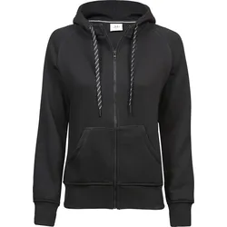 Tee Jays Ladies` Fashion Full Zip Hood - black - L