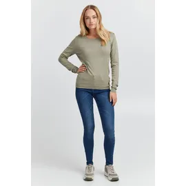 Oxmo Strickpullover Seagrass Melange L