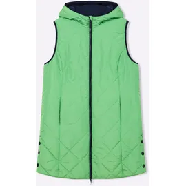 sheego Jerseyweste Wendeweste blau 54