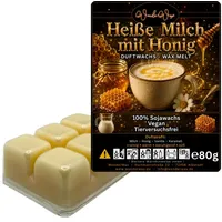 WonderWax Duftwachs WonderWax® Duftwachs 6 Würfel, (Heiße Milch mit Honig), Duftrichtung: Heiße Mich mit Honig