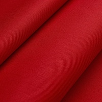 Öko-Tex® Baumwollköper - waschecht, lichtecht und strapazierfähig - Mischgewebe in Köperbindung - Meterware (rot)
