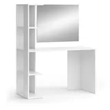 Vicco Schminktisch Tower Weiß 122 x 55 cm mit Spiegel