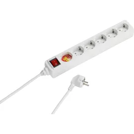 Vivanco Steckdosenleiste 6-fach Weiß