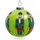 SIKORA K08-25 Nussknacker Glaskugel Weihnachtskugel Innenglasmalerei D: 7,5 cm