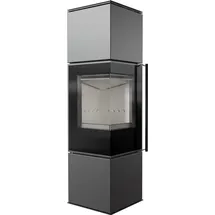 Kratki REN M links Ø 150 7 kW Granit / Innenverkleidung weiß