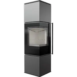 Kratki REN M links Ø 150 7 kW Granit / Innenverkleidung weiß