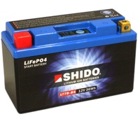 Batterie Shido Lithium LT7B-BS / YT7B-BS, 12V/6,5AH (Maße: 150x65x93) für MV Agusta F3 675 Baujahr 2011