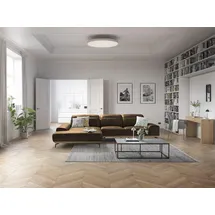 Musterring Eckcouch Leder 3-Sitzer Beige
