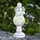 StarTrading LED Solar Gartenfigur Engel grau H: 27cm 6 Stunden Leuchtdauer