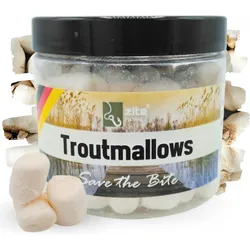 Knoblauch Troutmallows Marshmallow Forellenköder Weiß 40 g EINHEITSFARBE 40g