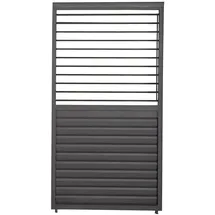MIRADOR Lamellenwand Mirador 93 cm für 3 m Wand 0,93 x 2,40 x 0,10 m Anthrazit
