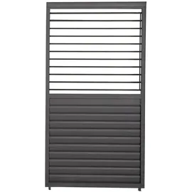 MIRADOR Lamellenwand Mirador 93 cm für 3 m Wand 0,93 x 2,40 x 0,10 m Anthrazit